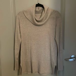 Loft, Heather tunic length, cow neck, sweater, size small